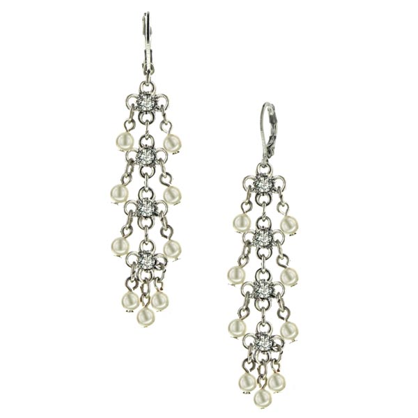 Victorian Pearl Dangle Earrings