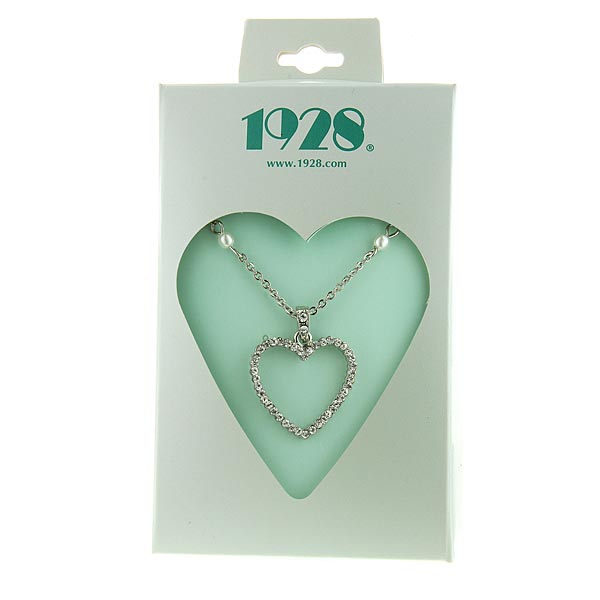 Packed with Love- Amore Heart & Pearl Necklace
